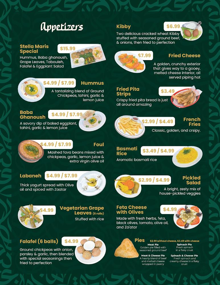 Stella Maris Restaurant & Grocery Menu image 4